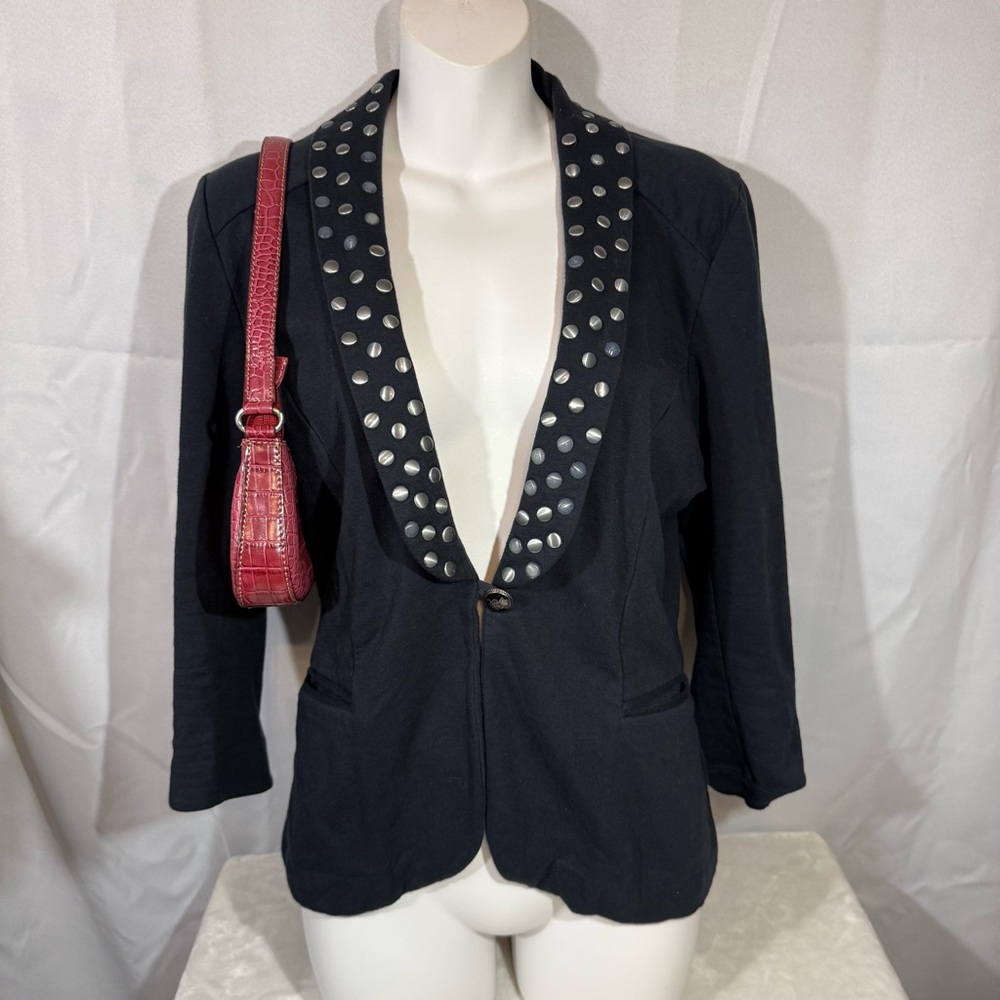 Juicy Couture Black Studded Blazer Jacket XL